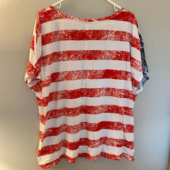 Westbound women flag shirt size 2X - Picture 3 of 6